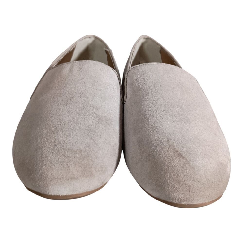 Birdies The Starling Shoes Flats Loafter Suede Stone Grey Women's 6.5 - Picture 3 of 12